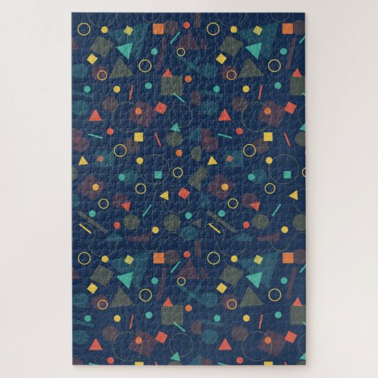 Kleurig patroon onmogelijk legpuzzel (Verticaal)