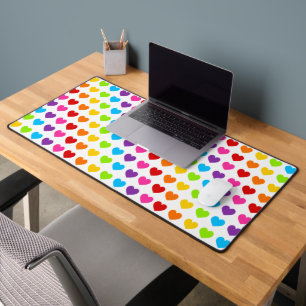 Kleurig patroon regenboogkunst bureaumat