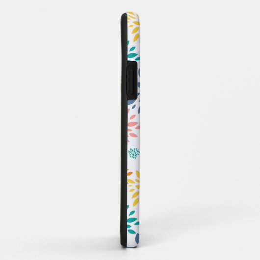Kleurig patroon van abstracte bloemen Case-Mate iPhone case (Achterkant/rechts)