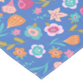kleurig patroon van abstracte bloemen tafelkleed (Gekanteld)