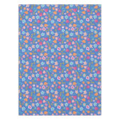 kleurig patroon van abstracte bloemen tafelkleed (Voorkant)