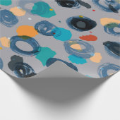 Kleurig patroon van abstracte, met de hand geteken cadeaupapier (Hoek)