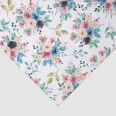 Kleurig patroon van bronbloemen tissuepapier (Detail)