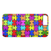 Kleurig patroon van de puzzel van de regenboogpuzz Case-Mate iPhone case (Achterkant (Horizontaal))