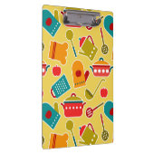 Kleurig patroon van keukengerei klembord (Rechts)