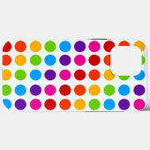 Kleurig patroon van regenboogcirkels Case-Mate iPhone case (Achterkant (horizontaal))
