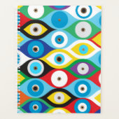 Kleurig patroon voor bescherming van het oog planner (Voorkant)
