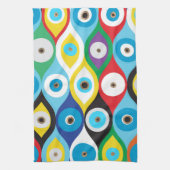 Kleurig patroon voor bescherming van het oog theedoek (Verticaal)