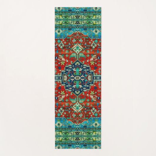 Kleurig Perzisch bewegend tapontwerp 2 Yogamat (Voorkant)