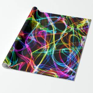 kleurig Psychedelisch Cadeaupapier