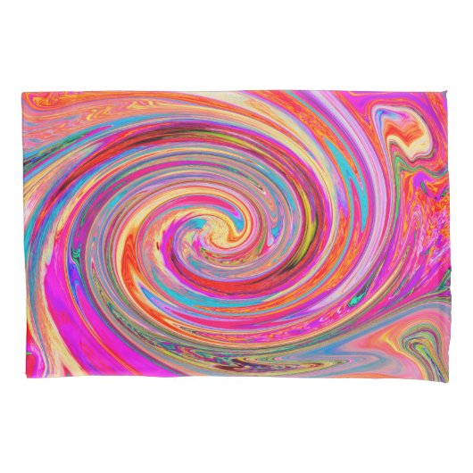 Kleurig regenboogvormig retroflectief abstract ont kussensloop (Voorkant)