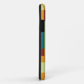 Kleurig retro gestript patroon Case-Mate iPhone case (Achterkant/rechts)