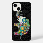 Kleurig retrorventilatorontwerp Case-Mate iPhone case (Achterkant)