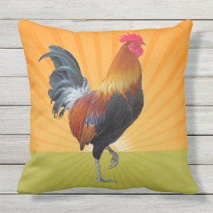 Kleurig robuust roosterontwerp buitenshuis Pillow Buitenkussen