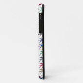 Kleurig rondzwalgend vogelpatroon Case-Mate iPhone case (Achterkant/links)