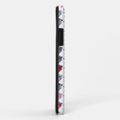 Kleurig rondzwalgend vogelpatroon Case-Mate iPhone case (Achterkant/rechts)
