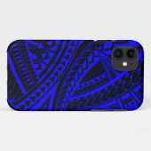 Kleurig Samoaans tattoo patroon Case-Mate iPhone Case (Achterkant (horizontaal))