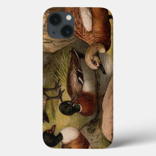 Kleurig schilderij van eenden iPhone 13 hoesje