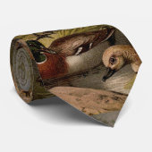 Kleurig  schilderij van eenden stropdas (Opgerold)