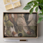 Kleurig  schilderij van eenden tissuepapier (Geschenk)