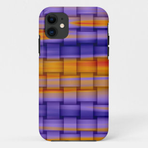 Kleurig schilderretro grafisch ontwerp iPhone 11 hoesje