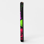 Kleurig Skulls-patroon in zwart Case-Mate iPhone Case (Achterkant/links)