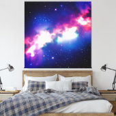 Kleurig slangnebula Galaxy Stretched Canvas Afdruk (Insitu (Slaapkamer))