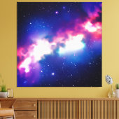 Kleurig slangnebula Galaxy Stretched Canvas Afdruk (Insitu (Woonkamer))
