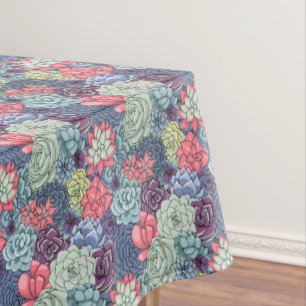 Kleurig Succulent Patroon Tafelkleed