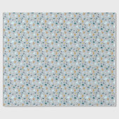 Kleurig terrazpatroon cadeaupapier (Vlak)