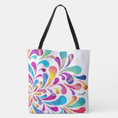 Kleurig valpatroon | motivering draagtas (Achterkant)