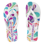 Kleurig valpatroon | motivering teenslippers (Voetbed)