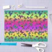 Kleurig Vlinder Tissue Papier (Craft)
