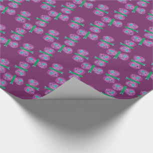 Kleurig vlindervloerpapier cadeaupapier