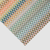 Kleurig Zigzag Multicolored Patroon Tissuepapier (Detail)