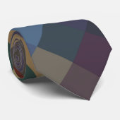 Kleurig Zigzag naadloos patroon 2 Stropdas (Opgerold)