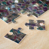 Kleurig zilvermozaïek legpuzzel (Zijkant)