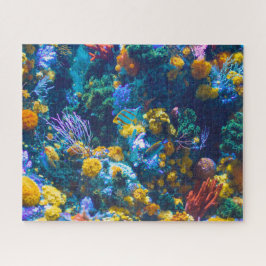 Kleurig zout water Visbak Legpuzzel