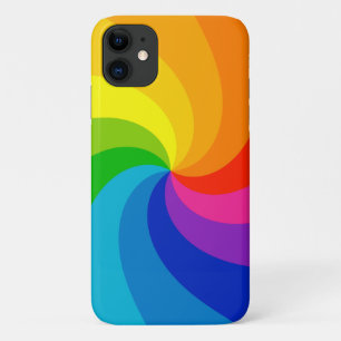 Kleurig zwenkkleurenwiel iPhone 11 hoesje