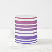 Kleurige Barcode Matglazen Mok (Voorkant links)