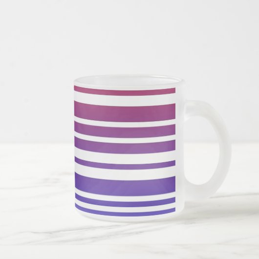 Kleurige Barcode Matglazen Mok (Rechts)
