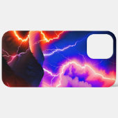 Kleurige Bliksem Berg Een Case-Mate iPhone Case (Achterkant (horizontaal))