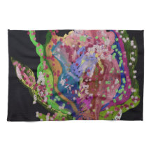 Kleurige Bloem Keukenhanddoek