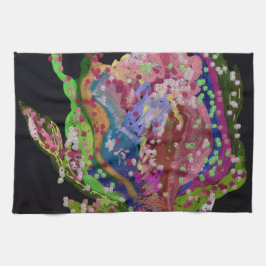 Kleurige Bloem Keukenhanddoek