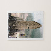 Kleurige Flat Iron Building Puzzel (Horizontaal)