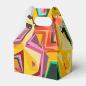 Kleurige gaten textuur bedankdoosjes (Achterkant)