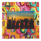 Kleurige gaten textuur kubus (Voorkant)