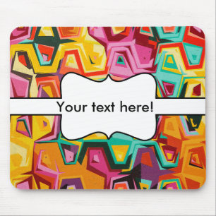 Kleurige gaten textuur muismat
