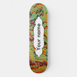Kleurige gaten textuur skateboard