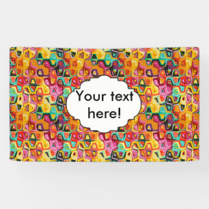 Kleurige gaten textuur spandoek